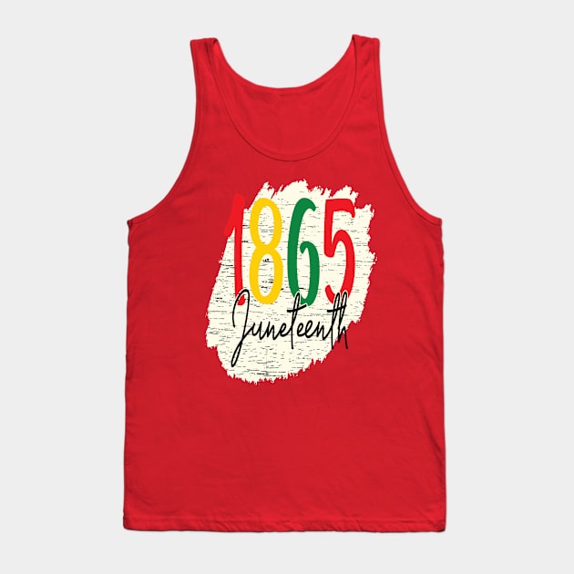 1865 Juneteenth Tank Top by HouseRoger